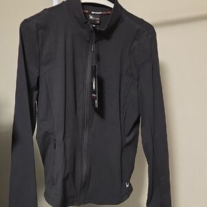 Spyder Active Sport Black Full-Zip Lightweight Softshell Jacket